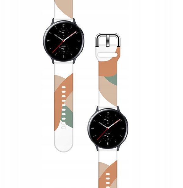 Hurtel Λουράκι Σιλικόνης Moro για Samsung Galaxy Watch 40mm / 41mm / 42mm / 43mm / 44mm - Σχέδιο 3