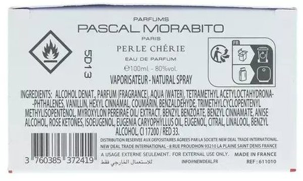 Pascal Morabito, Perle Cherie, Eau De Parfum, For Women, 100 ml For Women