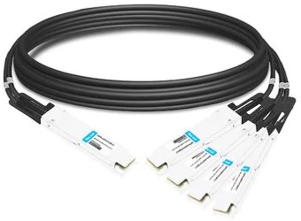 Passive copper split cable IB twin port