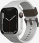 UNIQ Monos Σετ Λουράκι & Θήκη 2in1 για Apple Watch 4/5/6/7/8/9/SE 44/45mm, Γκρι/Κιμωλία Γκρι
