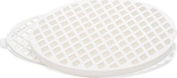 Patisse ksztalt diamentu 30 cm tworzywo sztuczne biale 2-czesciowe