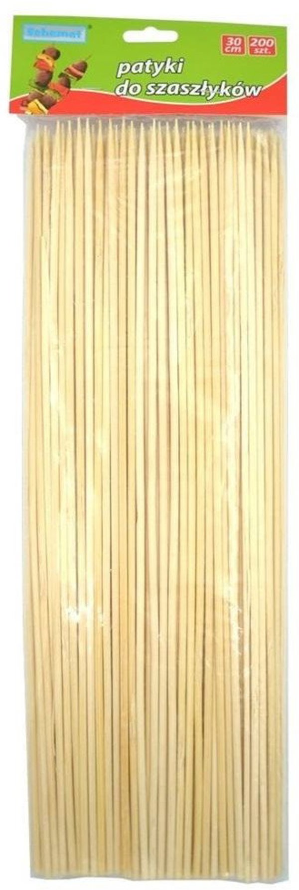 Ξυλάκια για σουβλάκια 30cm 200 τεμ