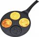 KingHoff Τηγάνι για Pancakes Smiley 26.5cm, Χυτό Αλουμίνιο με Μαρμάρινη Επίστρωση