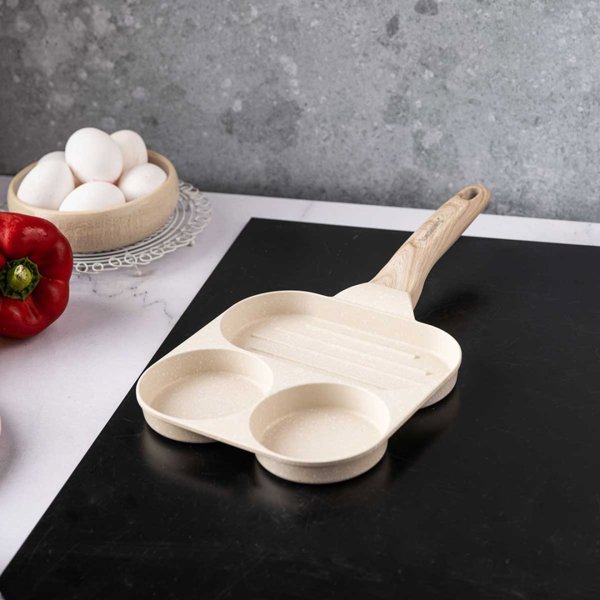 Klausberg Τηγάνι για Αυγά 36cm Αντικολλητικό - Μαύρο