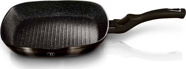 Berlinger Haus Shiny Black Γκριλιέρα 28cm από Χυτό Αλουμίνιο με Επίστρωση Γρανίτη