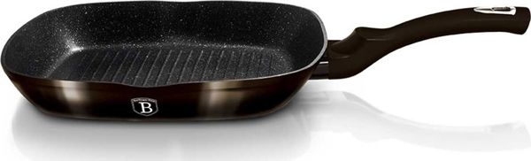 Berlinger Haus Shiny Black Γκριλιέρα 28cm από Χυτό Αλουμίνιο με Επίστρωση Γρανίτη