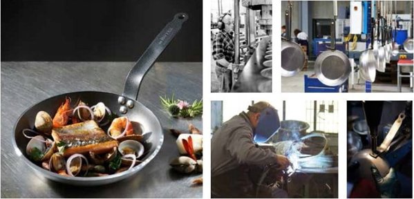 De Buyer Carbone Plus Τηγάνι Lyonnaise, Ανθρακούχος Χάλυβας, 24εκ, 8275572