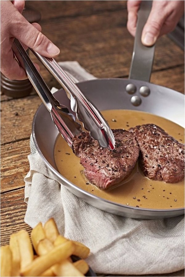 De Buyer Carbone Plus Τηγάνι Lyonnaise, Ανθρακούχος Χάλυβας, 24εκ, 8275572
