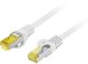 PATCHCORD KAT.6A S/FTP LSZH CU 15M ΛΕΥΚΟ LANBERG