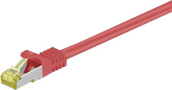 Patchcord S/FTP, Cat7, 30m, czerwony (91679)