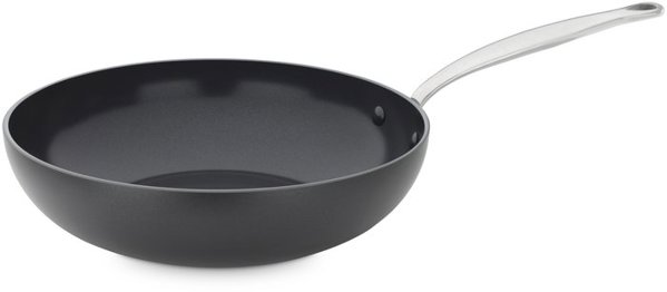 GreenPan Barcelona Pro Wok, Αντικολλητικό Τηγάνι Wok 28cm, Μαύρο