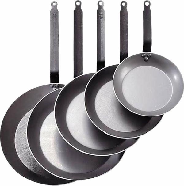 De Buyer Τηγάνι Carbone Plus Lyonnaise, Ανθρακούχος Χάλυβας, 20cm