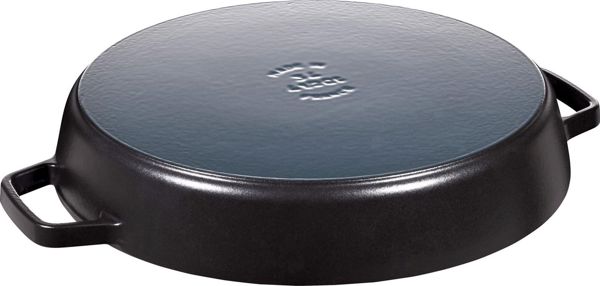 Staub Μαντεμένιο Τηγάνι με Δύο Χερούλια, 34εκ, 8326742