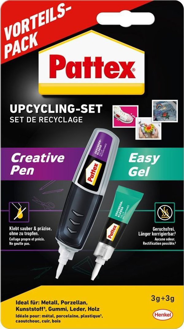 Pattex Pattex Sekundenkleber Upcycling Set Creative Pen + Easy Gel retail