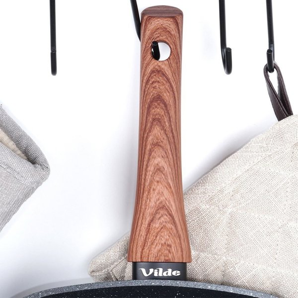 Γκριλιέρα Vilde 28cm Αντικολλητική Τηγάνι Ψησίματος Γκριλ