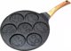 KingHoff Τηγάνι για Pancakes & Βάφλες με Smiley, Αντικολλητικό, Μαρμάρινη Επίστρωση, 26.5cm