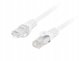 PATCHCORD KAT.6 UTP LSZH CU 0.5M BIALY FLUKE PASSED LANBERG