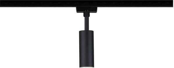 Paulmann URail Spot Tubo LED 5W, Μαύρο Ματ, Μεταλλικό Φωτιστικό Συστήματος 230V