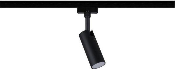 Paulmann URail Spot Tubo LED 5W, Μαύρο Ματ, Μεταλλικό Φωτιστικό Συστήματος 230V