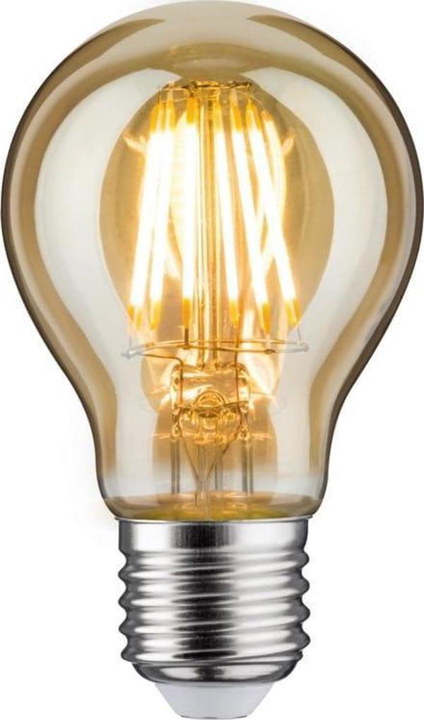 Paulmann Πηγή LED Vintage 6W E27 230V Χρυσό Απαιτούμενο Ρύθμιση Φωτεινότητας 1700K PL28522