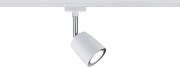 Paulmann URail System Spot Cover μέγιστο 1x10W GU10 Λευκό/Χρώμιο 230V