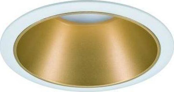 Paulmann Ενσωματωμένο Φωτιστικό Οροφής LED Cole Coin, 3x6.5W, 2700K, Λευκό/Χρυσό Ματ, 230V