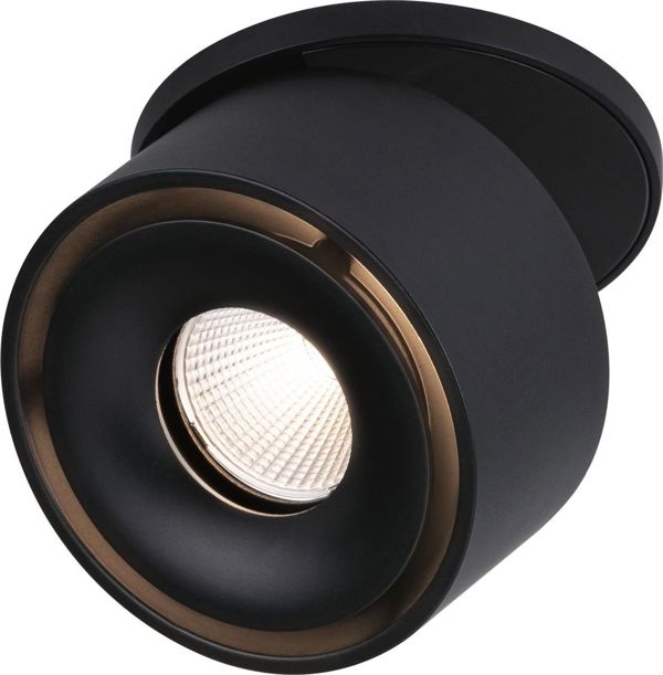 Φωτιστικό χωνευτό LED Spircle μαύρο ματ 8,0W 3000K 36 μοιρών
