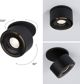 Φωτιστικό χωνευτό LED Spircle μαύρο ματ 8,0W 3000K 36 μοιρών