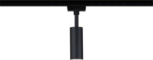 Paulmann Σύστημα Φωτισμού URail Spot Tubo, 1x5W, Μαύρο Ματ/Χρώμιο, 230V, 4000K, Μέταλλο