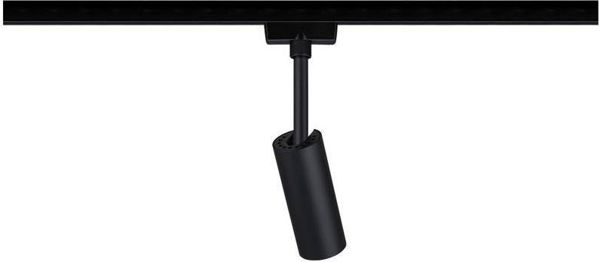 Paulmann Σύστημα Φωτισμού URail Spot Tubo, 1x5W, Μαύρο Ματ/Χρώμιο, 230V, 4000K, Μέταλλο