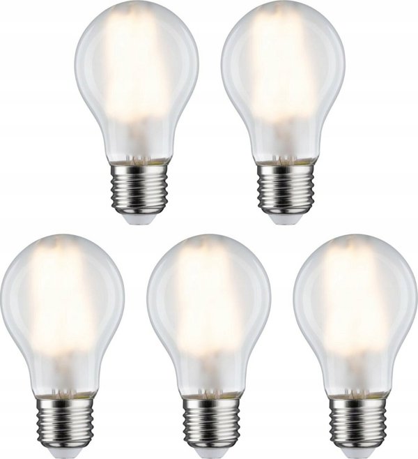 Paulmann Φωτιστικό LED AGL60 5x7W 5x806lm E27 2700K 230V οπαλ / γυαλί