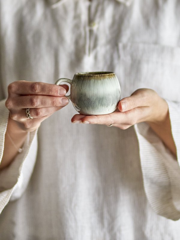 Paula Espressokop, Grå, Stentøj