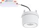 Paulmann Ενσωματωμένο Φωτιστικό LED Spircle, 8W, 3000K, 36°, Λευκό Ματ, Ρυθμιζόμενο