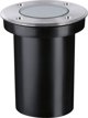Paulmann Φωτιστικό Εδάφους Floor Round GU10 230V, Εξωτερικού Χώρου, Ασημί
