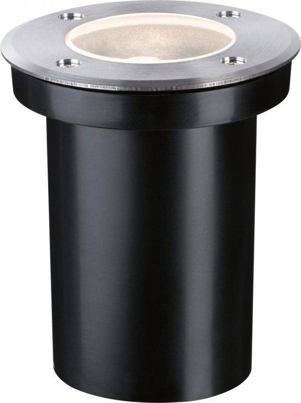 Paulmann Φωτιστικό Εδάφους Floor Round GU10 230V, Εξωτερικού Χώρου, Ασημί