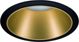 Paulmann Cole Coin Ενσωματωμένο Φωτιστικό LED 6.5W 2700K 3-Step Dimmable IP44 Μαύρο/Χρυσό Ματ