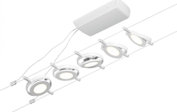 Paulmann Σύστημα Σύνδεσης RoundMac Λευκό / Χρώμιο μέγ. 5x4,5W DC