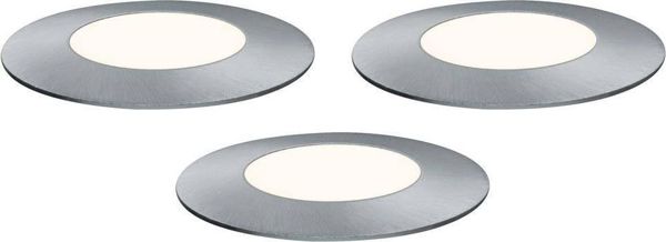 Paulmann Plug & Shine Floor Mini Σετ Επέκτασης Φωτιστικών Εδάφους IP65 3x2.5W 3000K 55mm (PL93949)