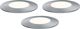 Paulmann Plug & Shine Floor Mini Σετ Επέκτασης Φωτιστικών Εδάφους IP65 3x2.5W 3000K 55mm (PL93949)