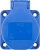 Πρίζα πίνακα PCE 10/16A 2P+Z 230V μπλε IP54 χωρίς βίδες 108-0b