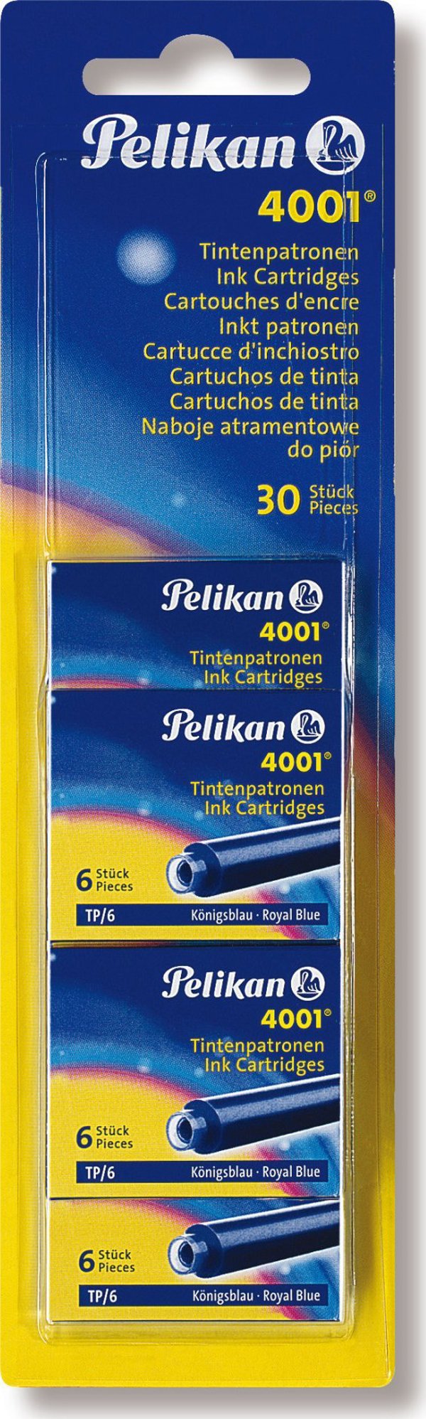 Pelikan Pelikan 4001 TP/5 Κόκκινο Μπλε 5 Τεμάχια