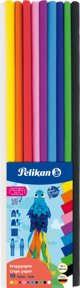 Pelikan Σετ Κρεπ Χαρτί, 10 Διαφορετικά Χρώματα για Χειροτεχνίες και Συσκευασία