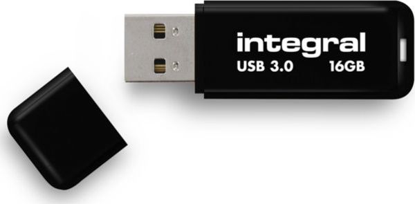 Pendrive Integral Noir, 16 GB  (INFD16GBNOIR3.0)