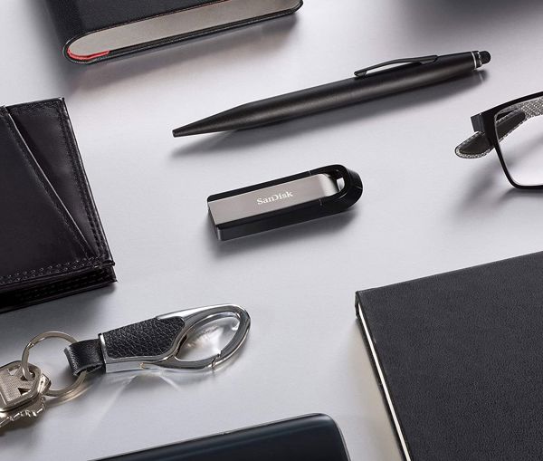 SanDisk Extreme Go USB Flash Drive 256GB, Ταχύτητα USB 3.2, Μαύρο (SDCZ810-256G-G46)