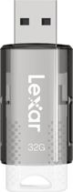 Lexar JumpDrive S60 USB Flash Drive 32GB, USB 2.0, Συρόμενο Κάλυμμα, Μαύρο