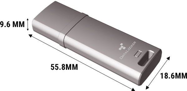 Pendrive ORIGIN STORAGE DATALOCKER DL GO 256BIT 4GB (DLGO-004)
