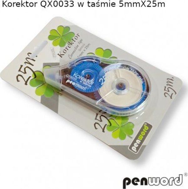 Penword Διορθωτική ταινία PENWORD QX0033 5mmx25m Penword
