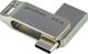 GoodRam ODA3 USB Flash Drive 64GB, USB 3.2 Type-A & Type-C, Ασημί