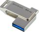 GoodRam ODA3 USB Flash Drive 64GB, USB 3.2 Type-A & Type-C, Ασημί
