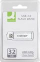 Q-Connect USB Flash Drive 32 GB, USB 3.0, High Speed, Μαύρο